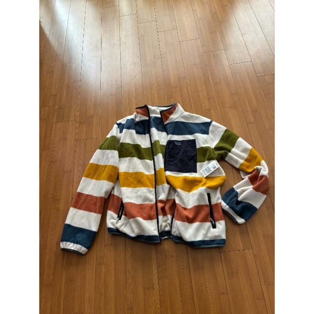 Salty Crew Swellter Polar Jacket - Multi Colored Stripes Women's XL NWT